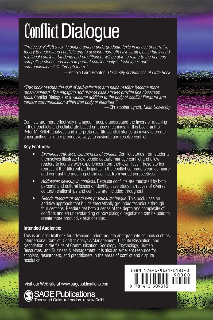 Rückseitencover Conflict Dialogue