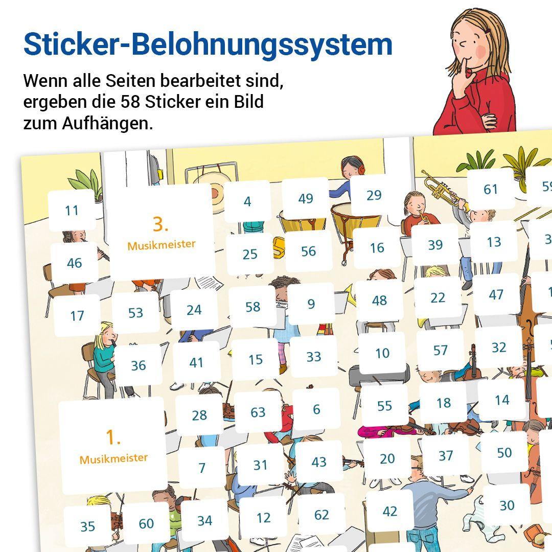 Beispielinhalt (Bild) Das Übungsheft Musik 5/6