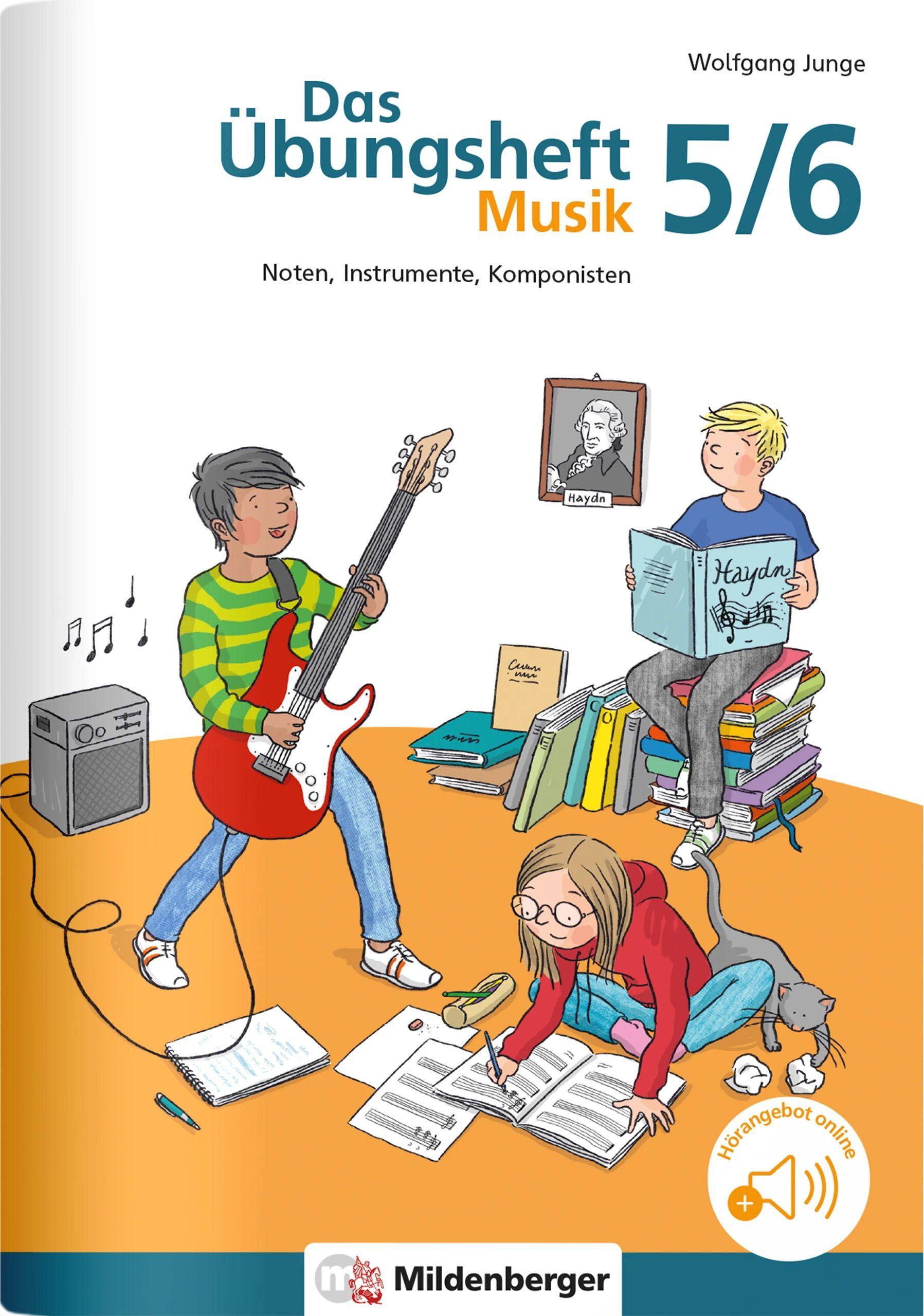 Vorderes Coverbild Das Übungsheft Musik 5/6