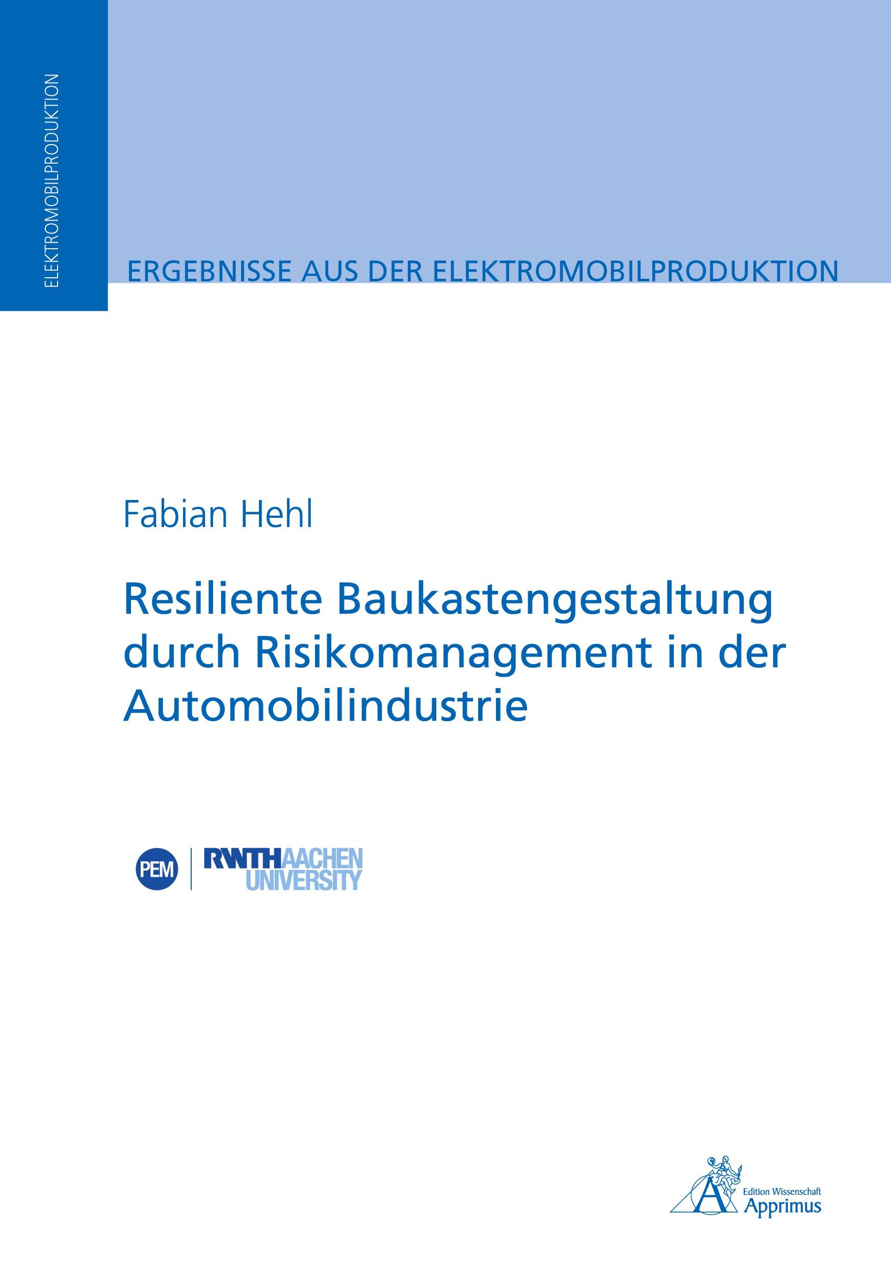 Vorderes Coverbild Resiliente Baukastengestaltung durch Risikomanagement in der Automobilindustrie