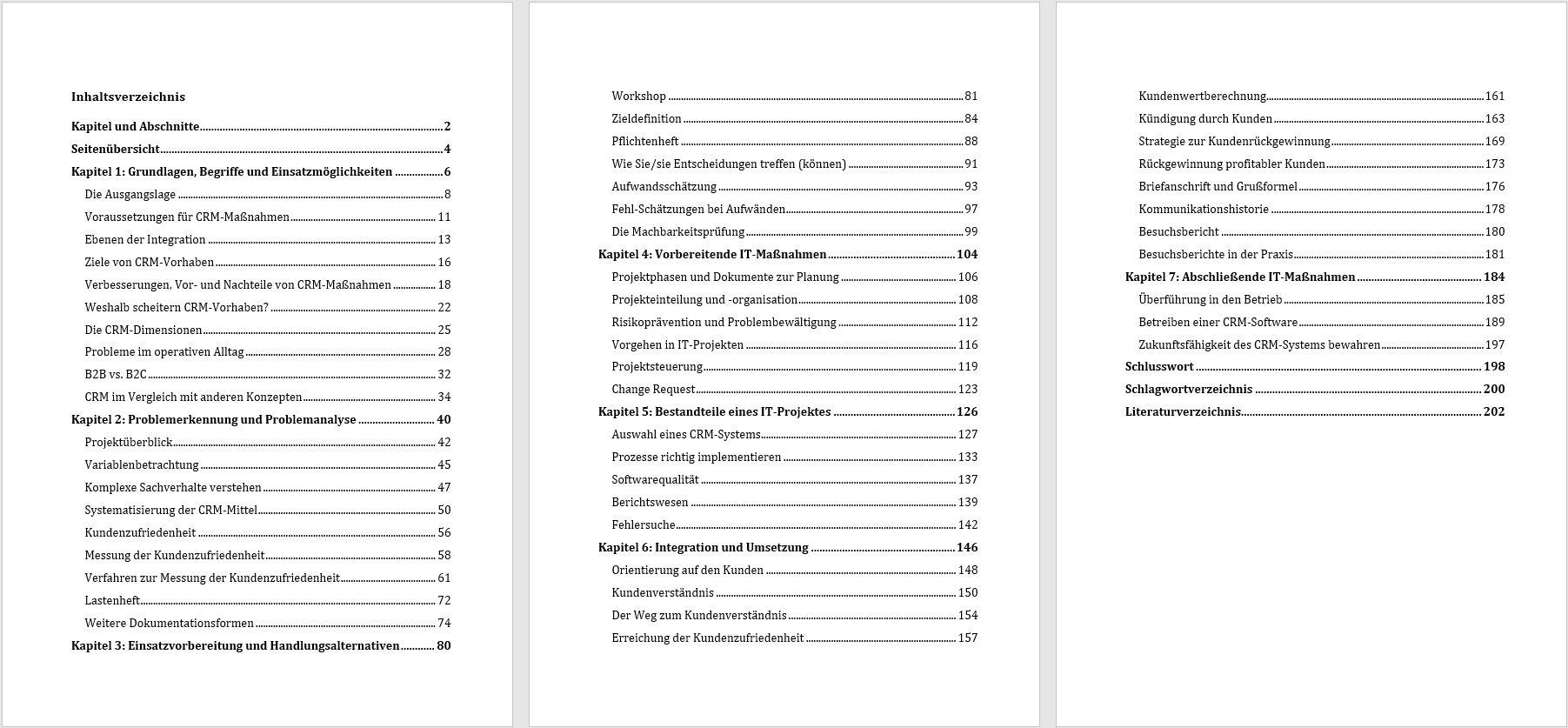 Beispielinhalt (Bild) Customer Relationship Management (CRM) in der Praxis