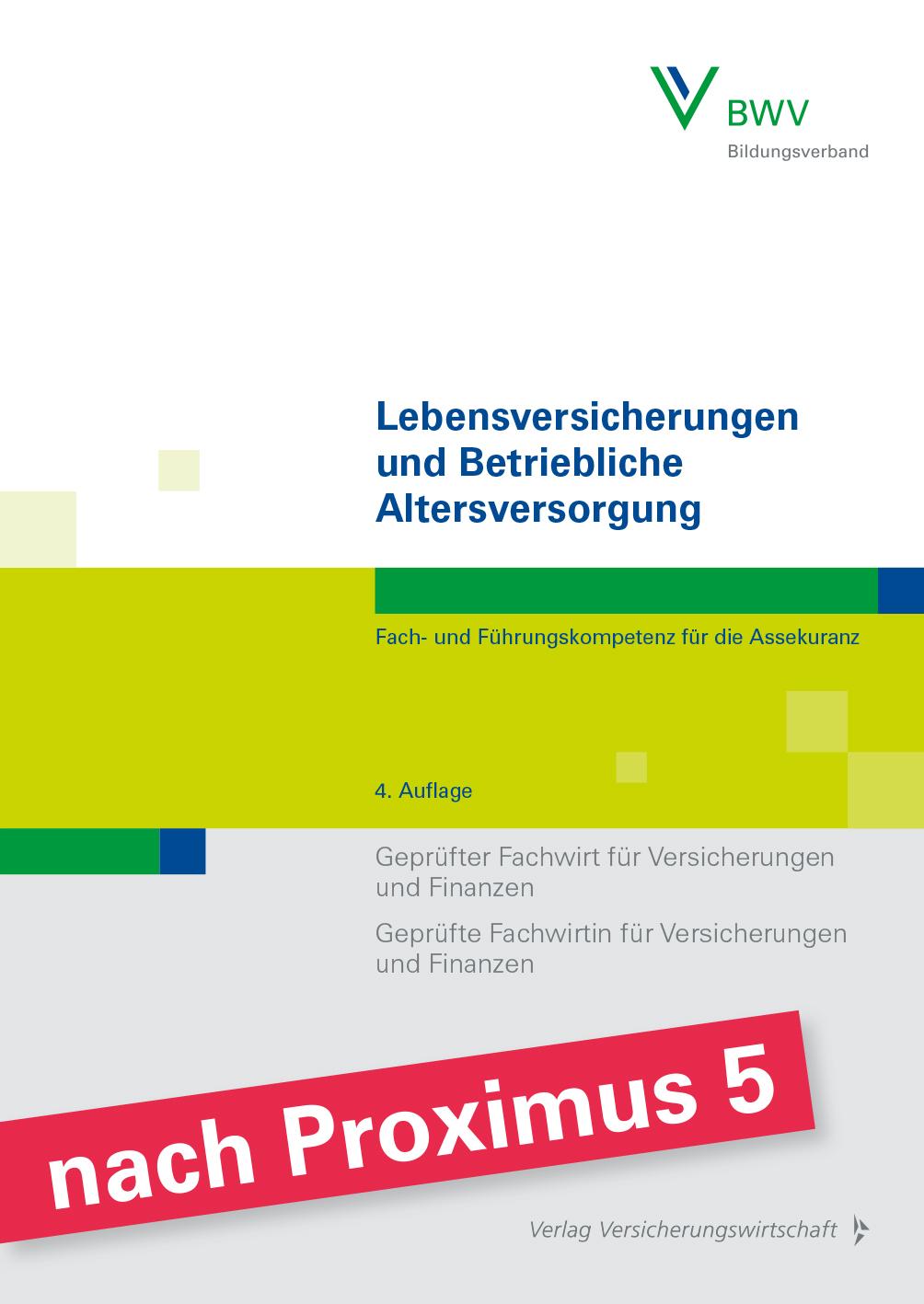 Vorderes Coverbild Lebensversicherungen und Betriebliche Altersversorgung