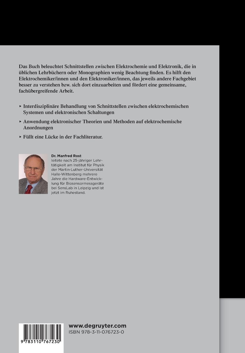 Rückseitencover Elektronik in der Elektrochemie