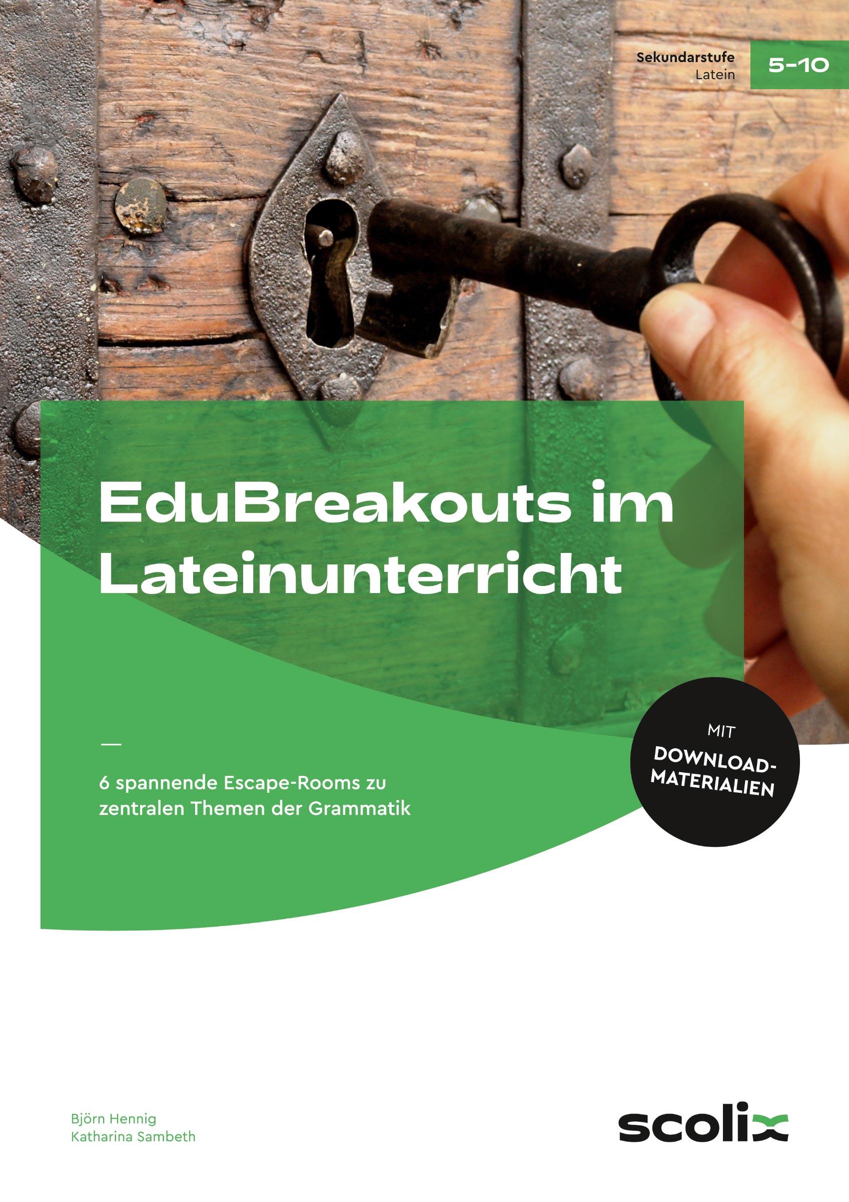 Vorderes Coverbild EduBreakouts im Lateinunterricht
