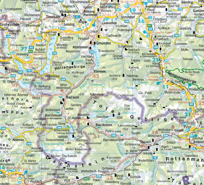 Beispielinhalt (Bild) Salzkammergut Ost