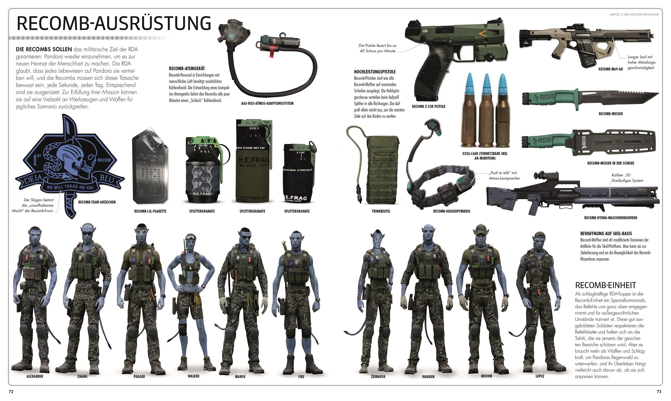 Beispielinhalt (Bild) Avatar The Way of Water Die illustrierte Enzyklopädie