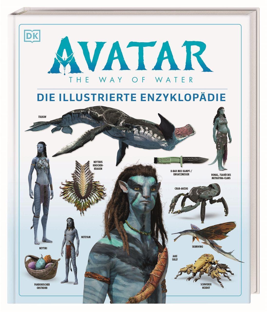 Vorderes Coverbild Avatar The Way of Water Die illustrierte Enzyklopädie