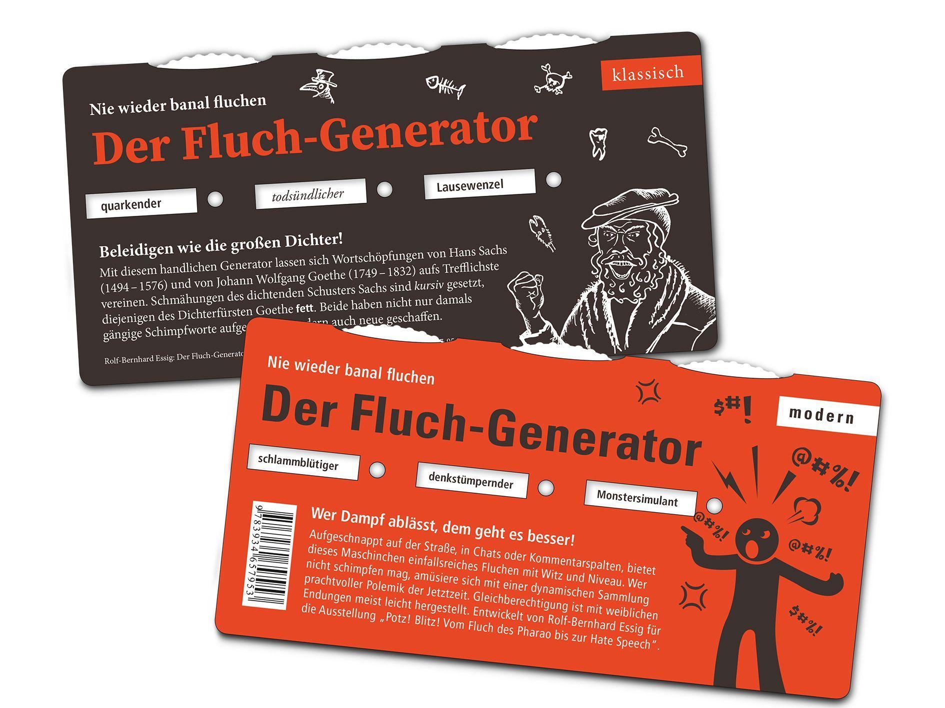 Vorderes Coverbild Der Fluch-Generator. Nie wieder banal fluchen