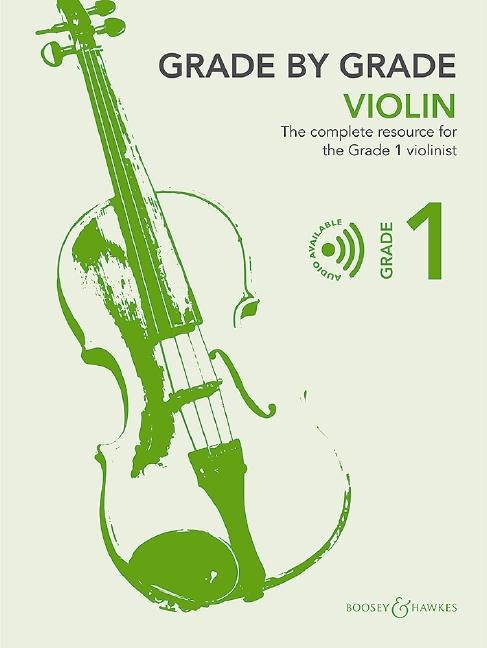 Vorderes Coverbild Grade by Grade - Violin Grade 1. Violine und Klavier.