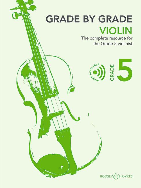 Vorderes Coverbild Grade by Grade - Violin Grade 5. Violine und Klavier.
