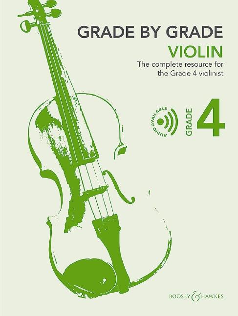 Vorderes Coverbild Grade by Grade - Violin Grade 4. Violine und Klavier.