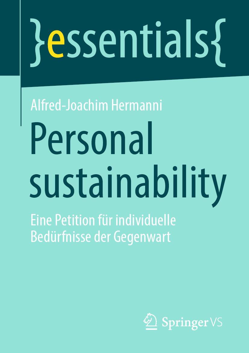 Vorderes Coverbild Personal sustainability