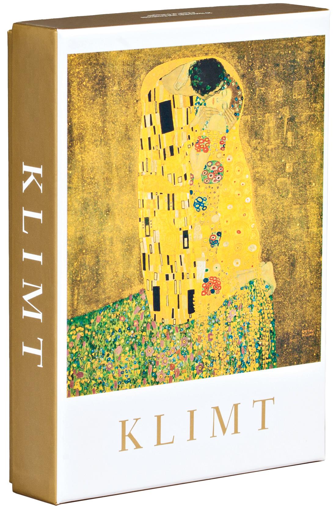 Vorderes Coverbild Gustav Klimt Grußkarten Box
