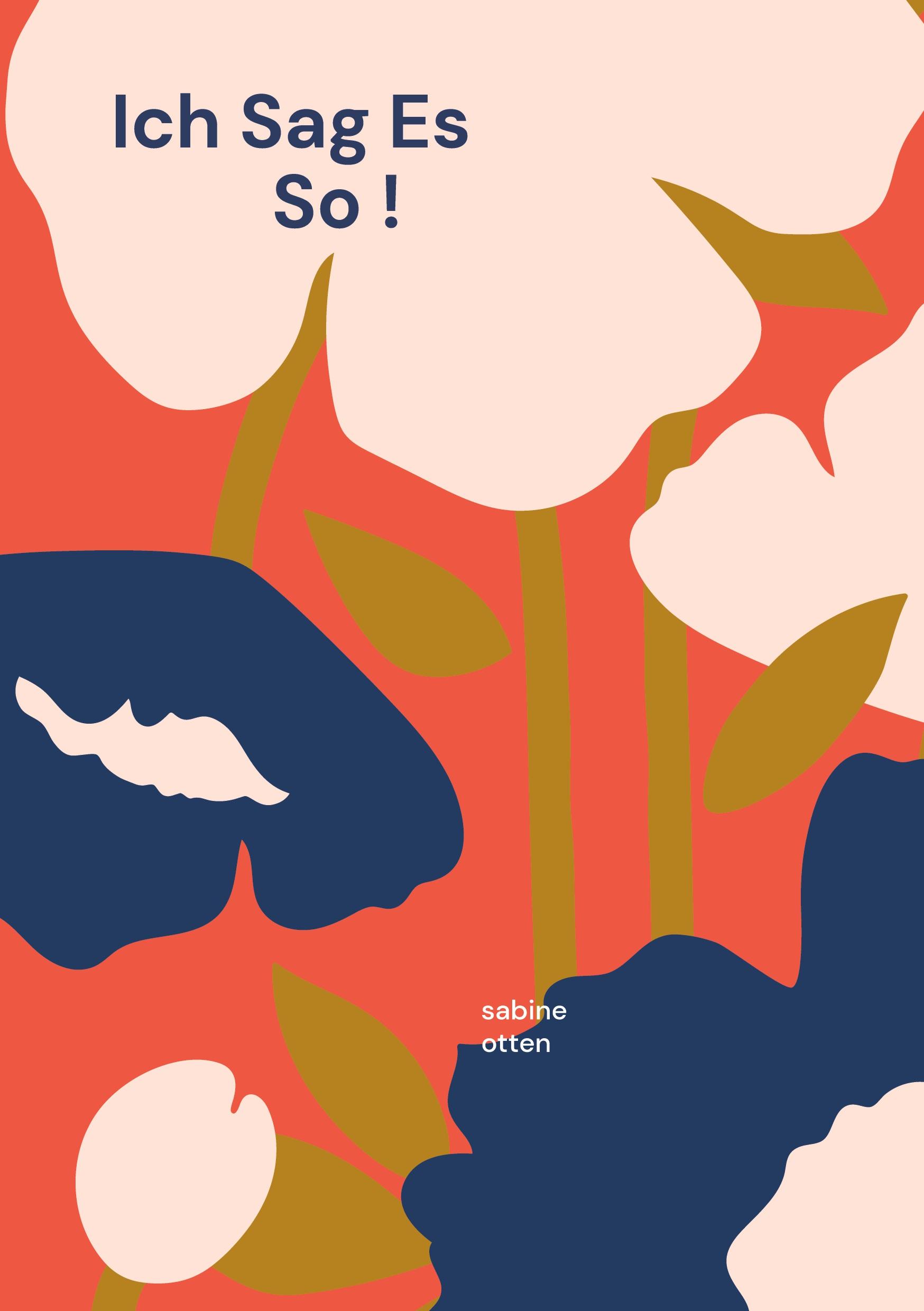 Vorderes Coverbild ich sag es so