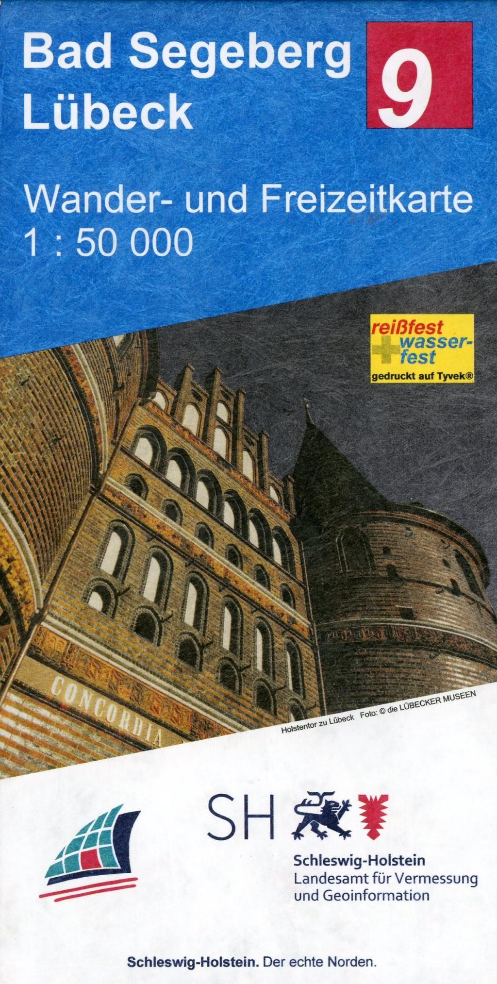 Vorderes Coverbild Bad Segeberg - Lübeck 1 : 50 000