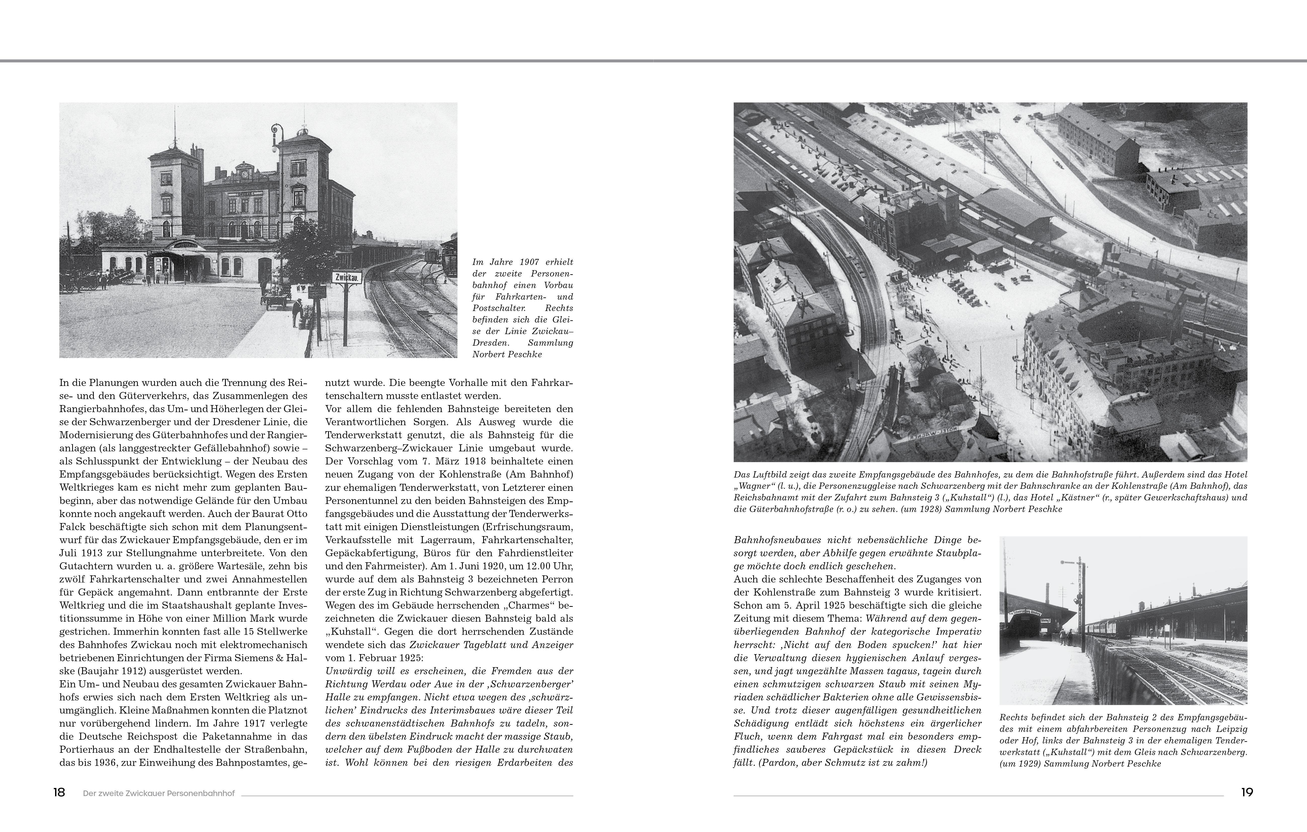 Beispielinhalt (Bild) Zwickau und seine Schienenwege