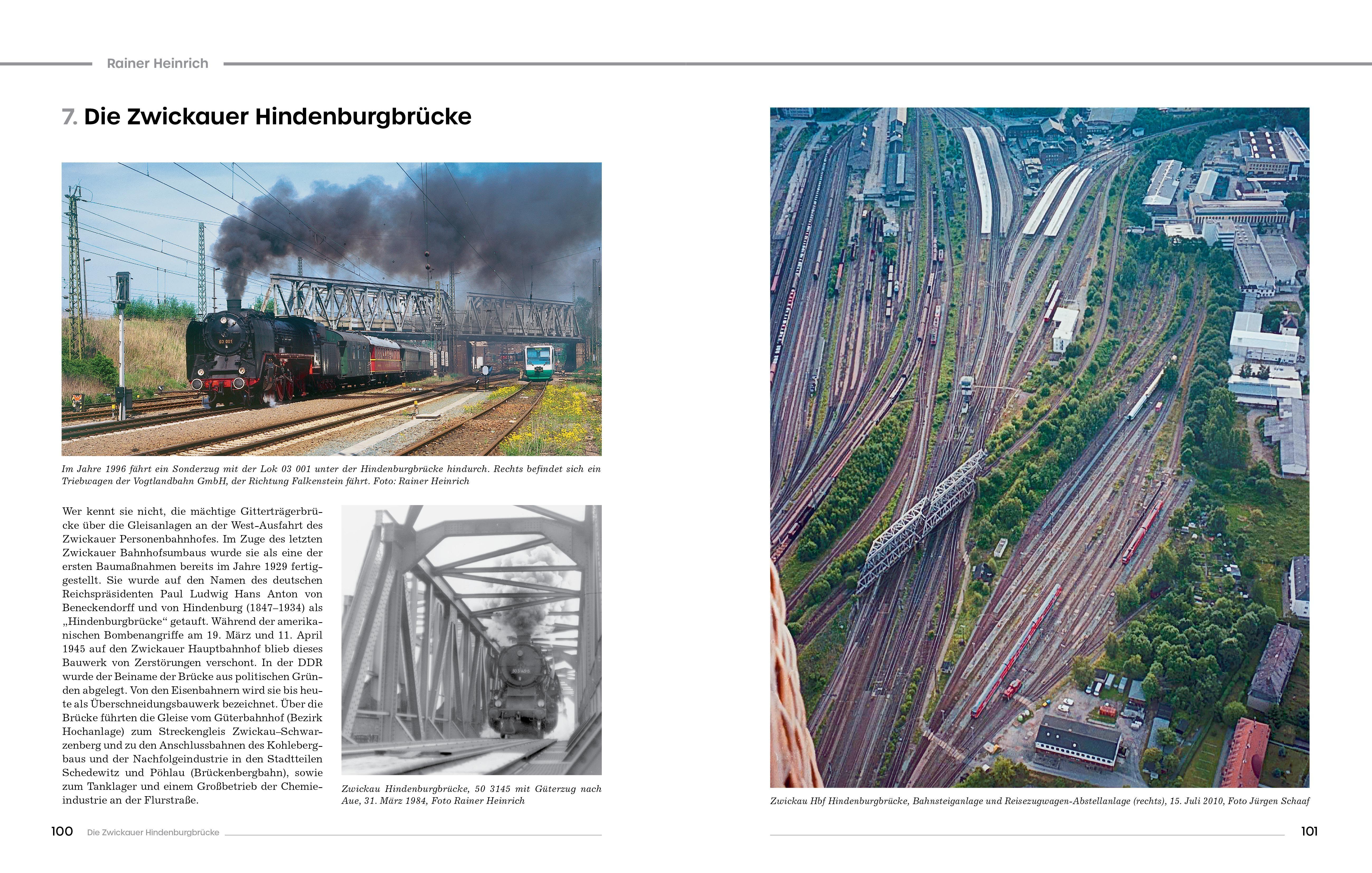 Beispielinhalt (Bild) Zwickau und seine Schienenwege