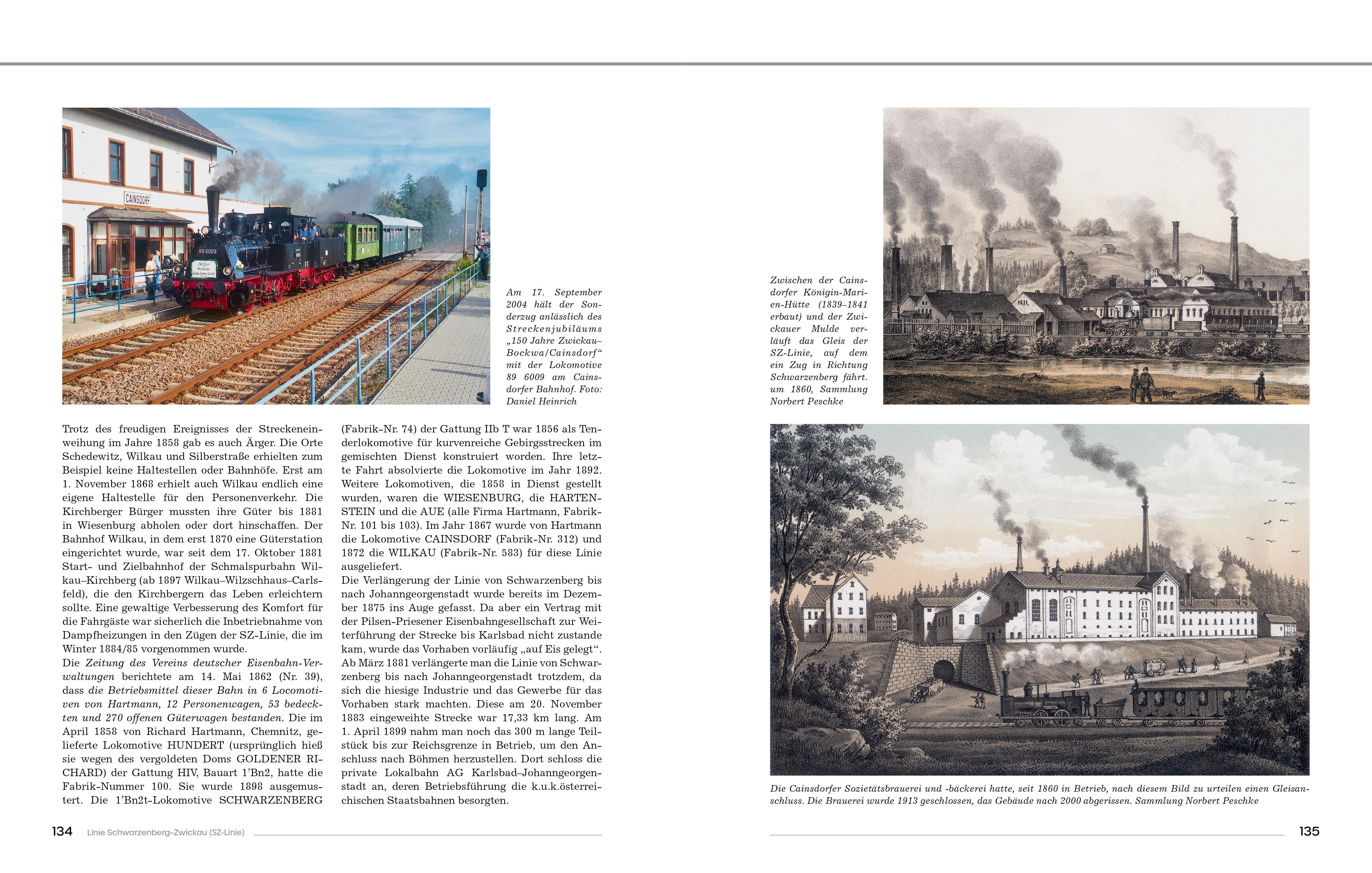 Beispielinhalt (Bild) Zwickau und seine Schienenwege