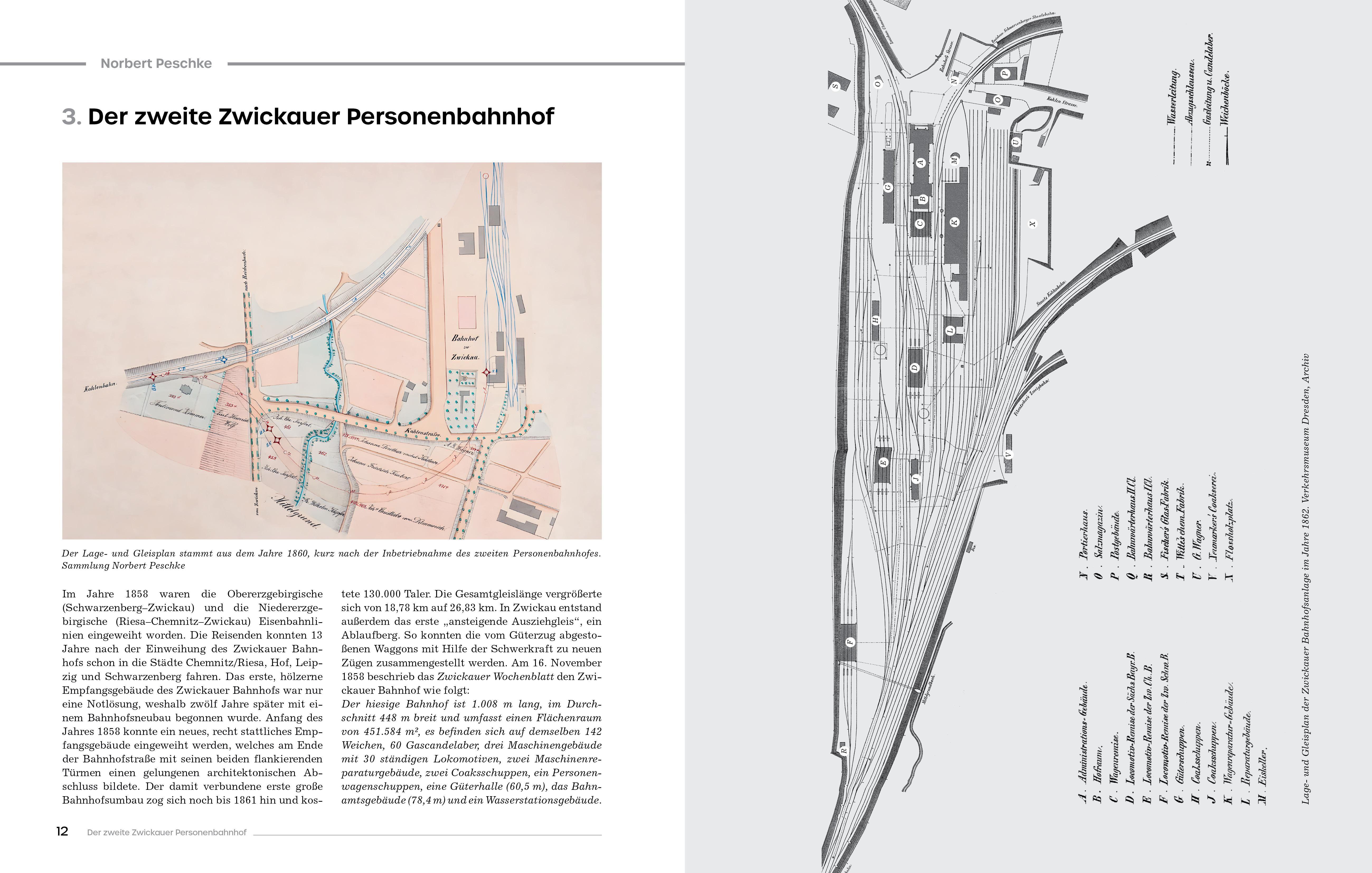 Beispielinhalt (Bild) Zwickau und seine Schienenwege