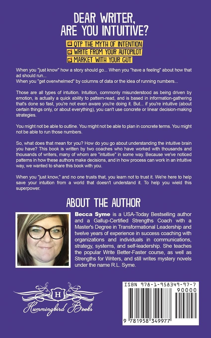 Rückseitencover Dear Writer, Are You Intuitive?