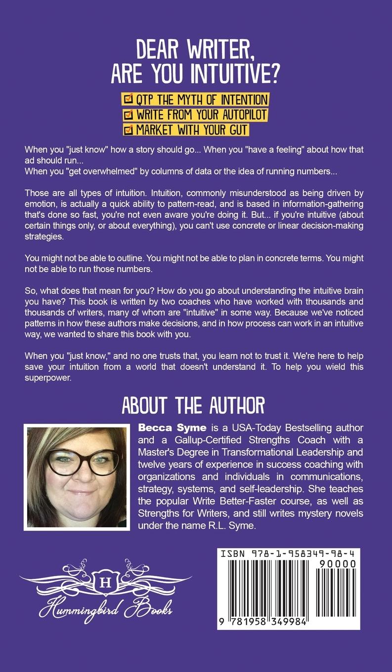 Rückseitencover Dear Writer, Are You Intuitive?