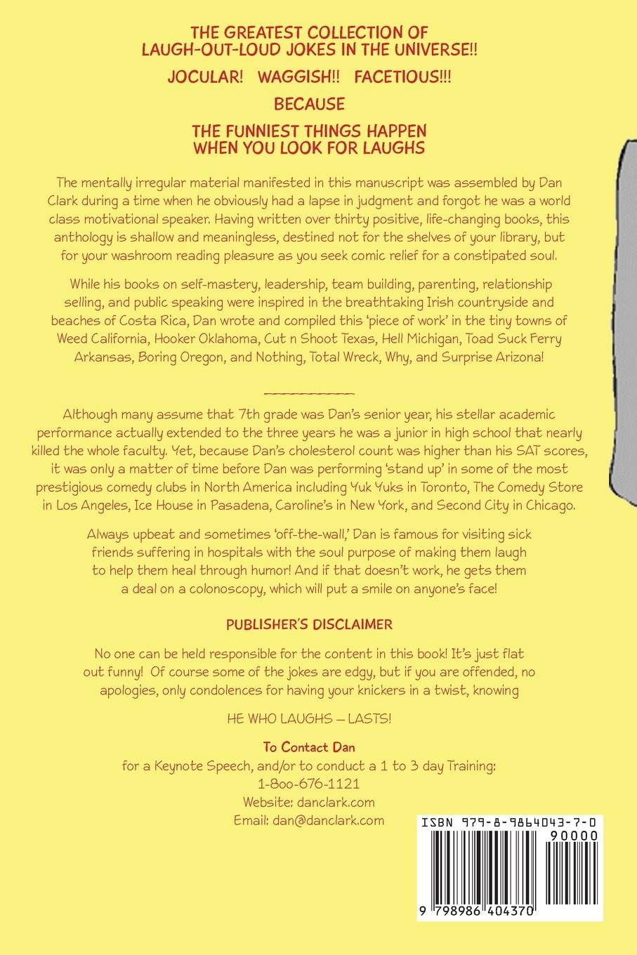 Rückseitencover Dan Clark Humor Files