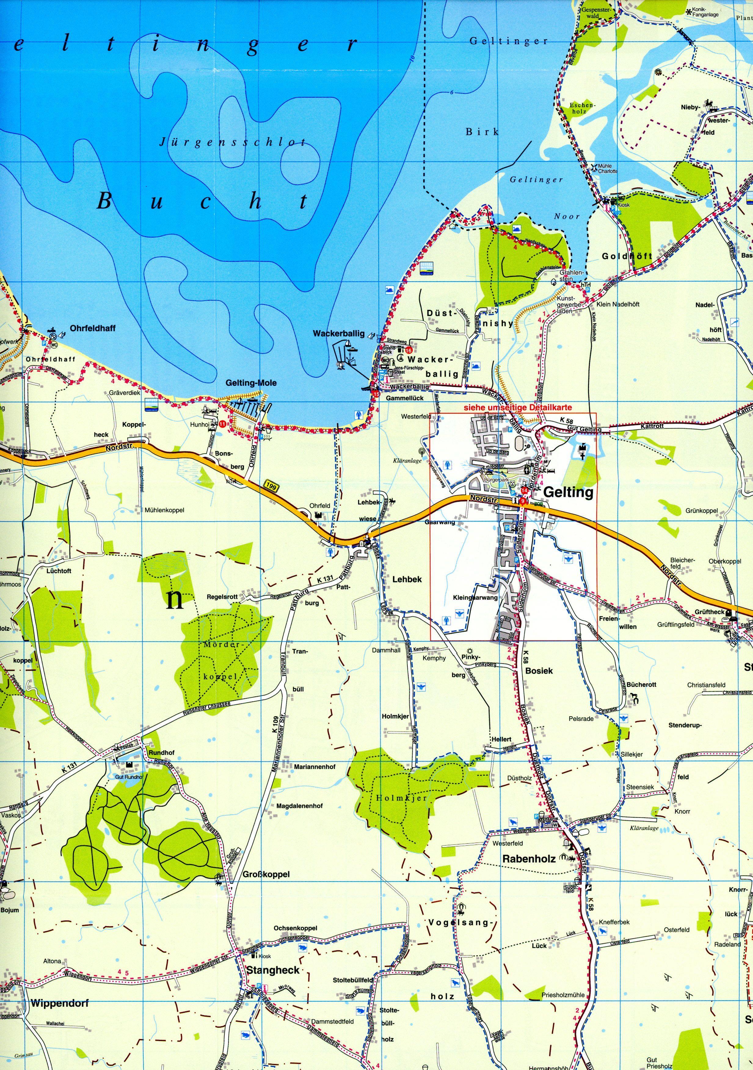 Beispielinhalt (Bild) Geltinger Bucht - mit Kappeln und Schleimündung