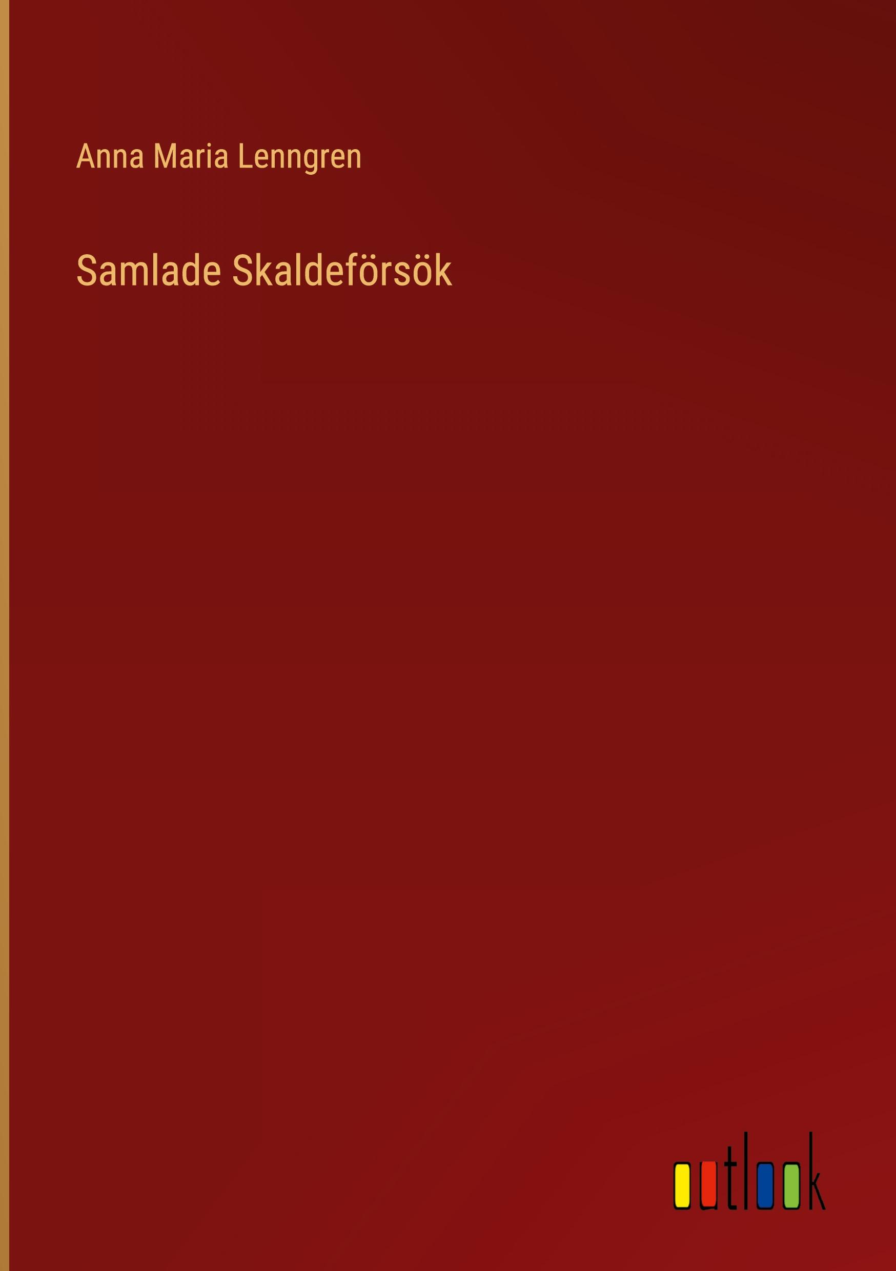 Vorderes Coverbild Samlade Skaldeförsök