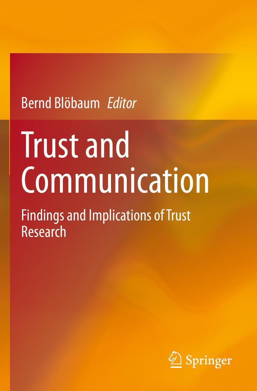 Vorderes Coverbild Trust and Communication