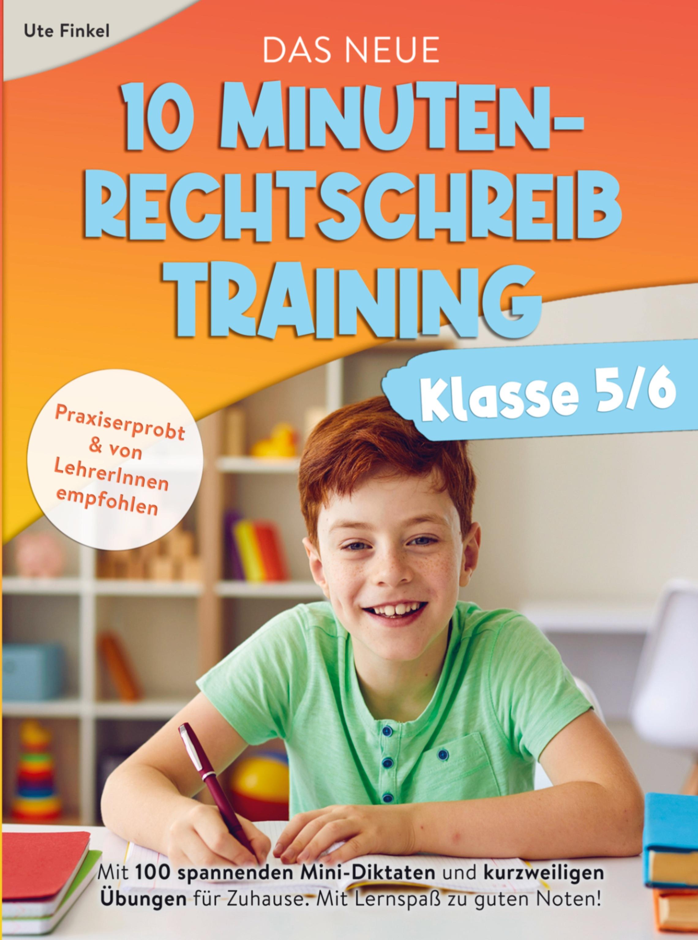 Vorderes Coverbild Das neue 10 Minuten-Rechtschreibtraining Klasse 5/6