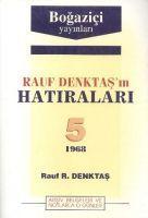 Vorderes Coverbild Rauf Denktasin Hatiralari 5. Cilt