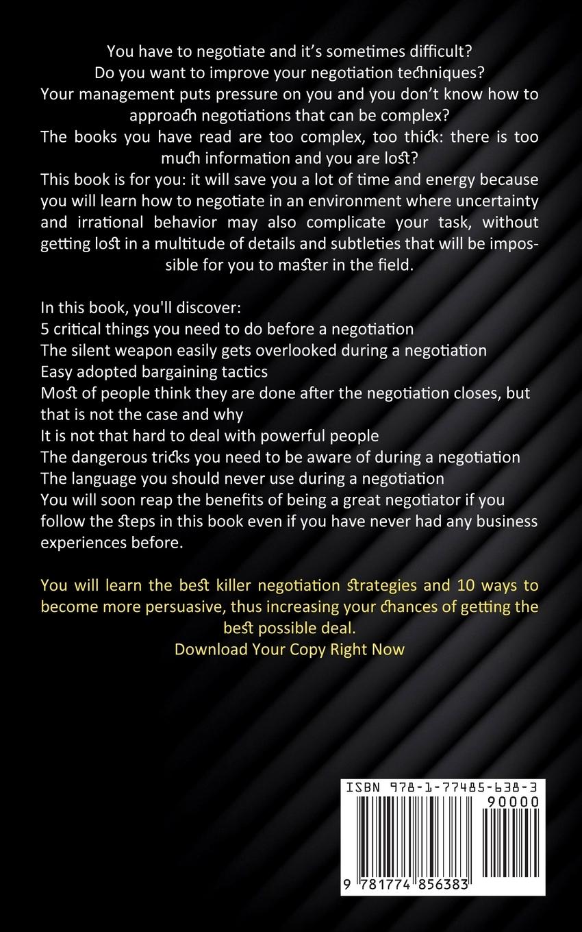 Rückseitencover Negotiation