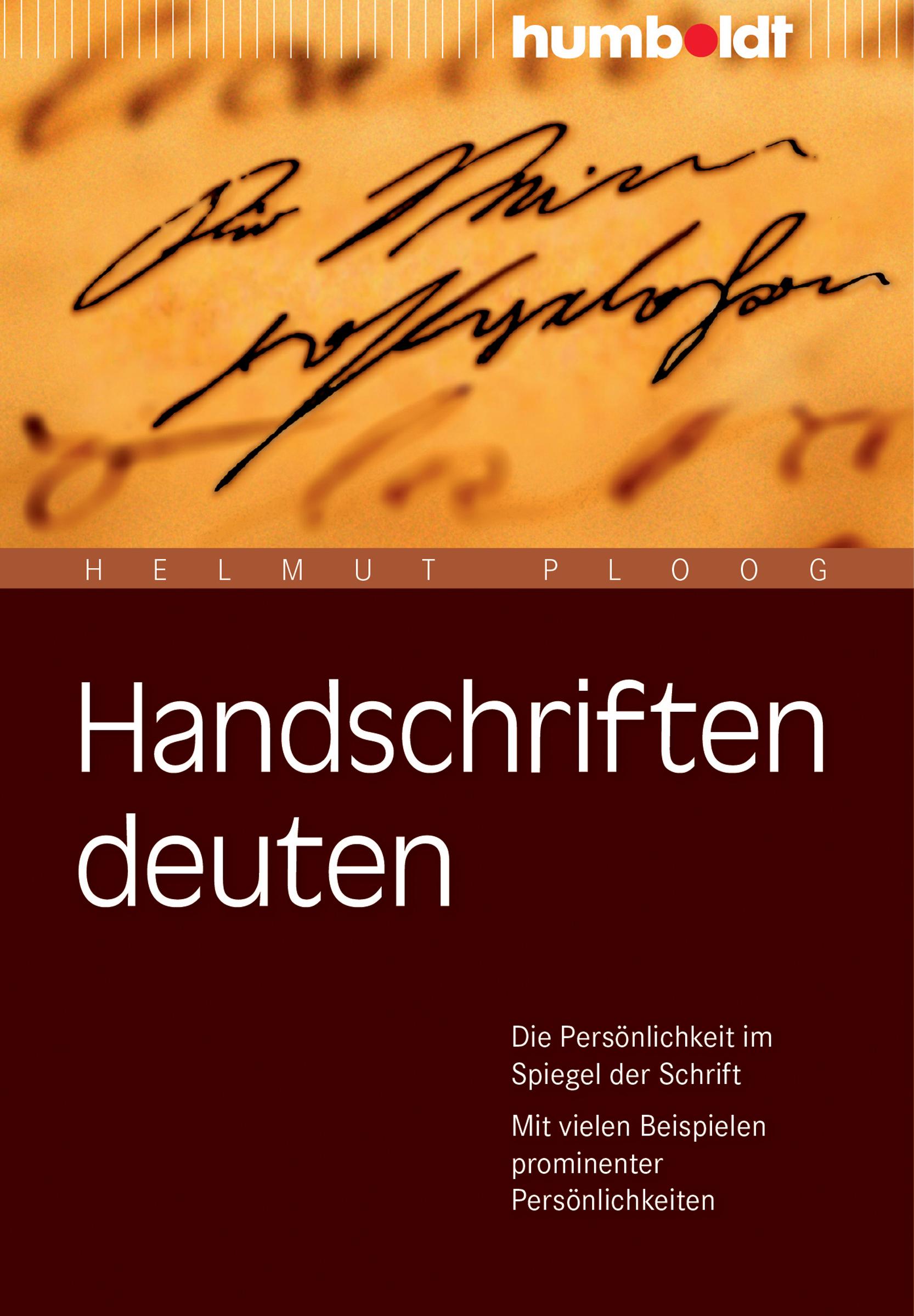 Vorderes Coverbild Handschriften deuten