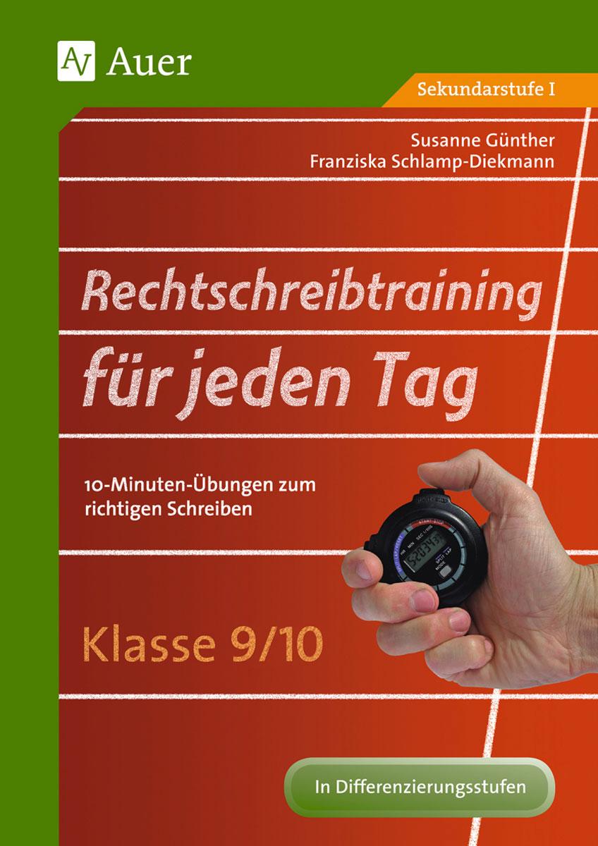 Vorderes Coverbild Rechtschreibtraining für jeden Tag Klasse 9/10