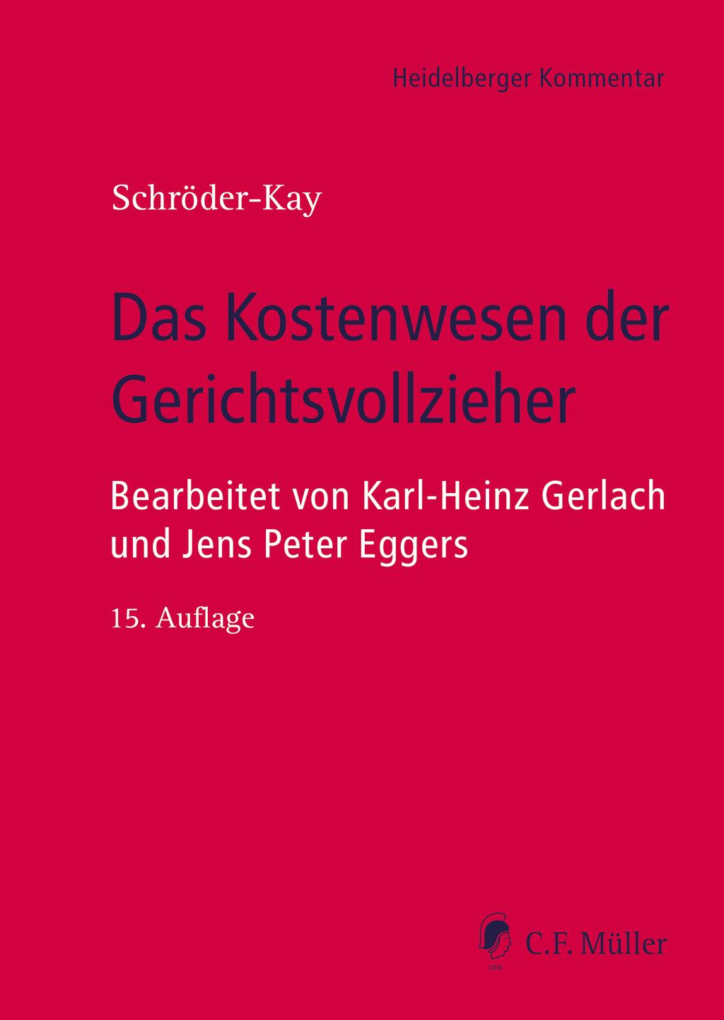Vorderes Coverbild Das Kostenwesen der Gerichtsvollzieher