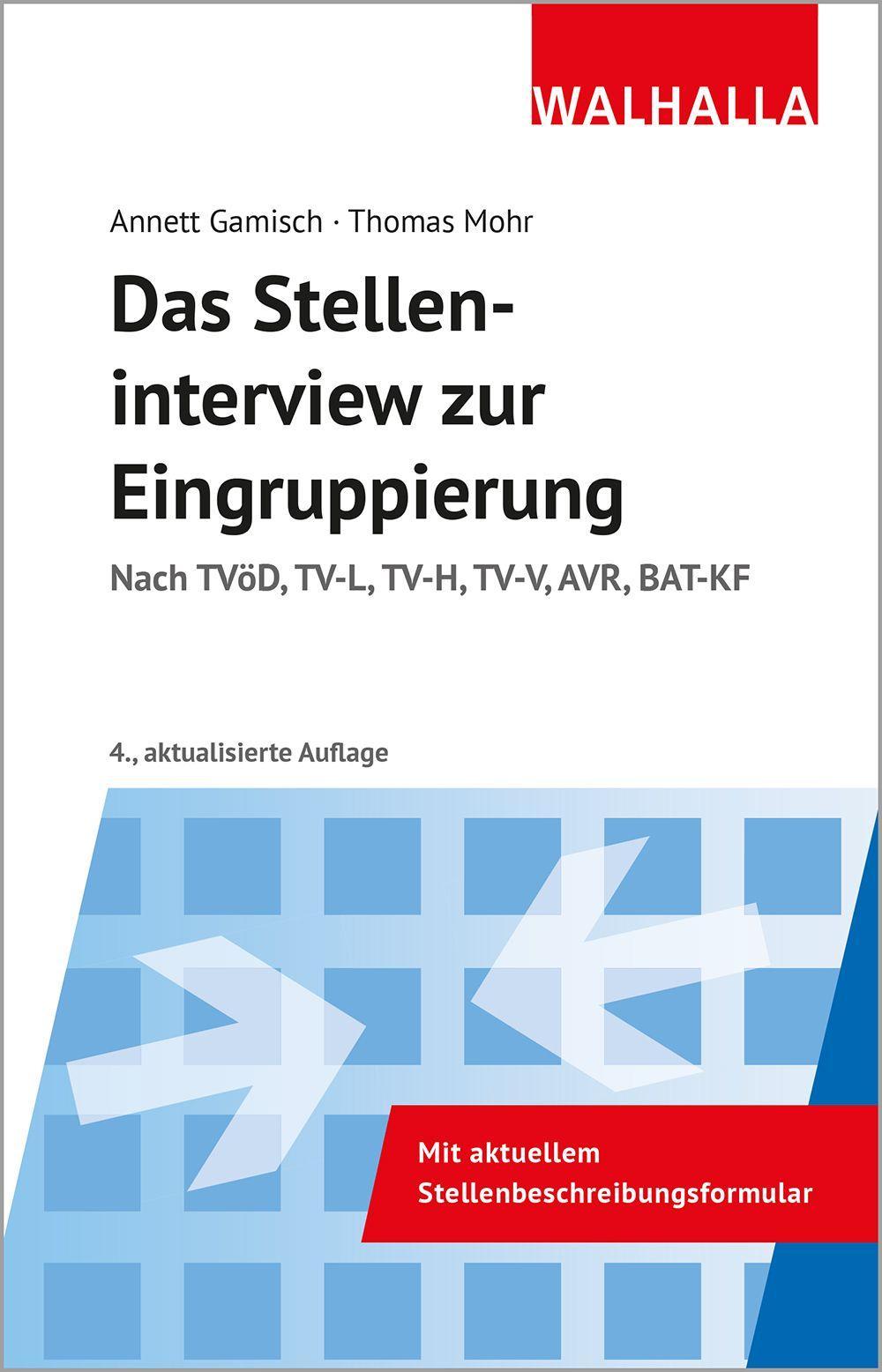 Vorderes Coverbild Das Stelleninterview zur Eingruppierung