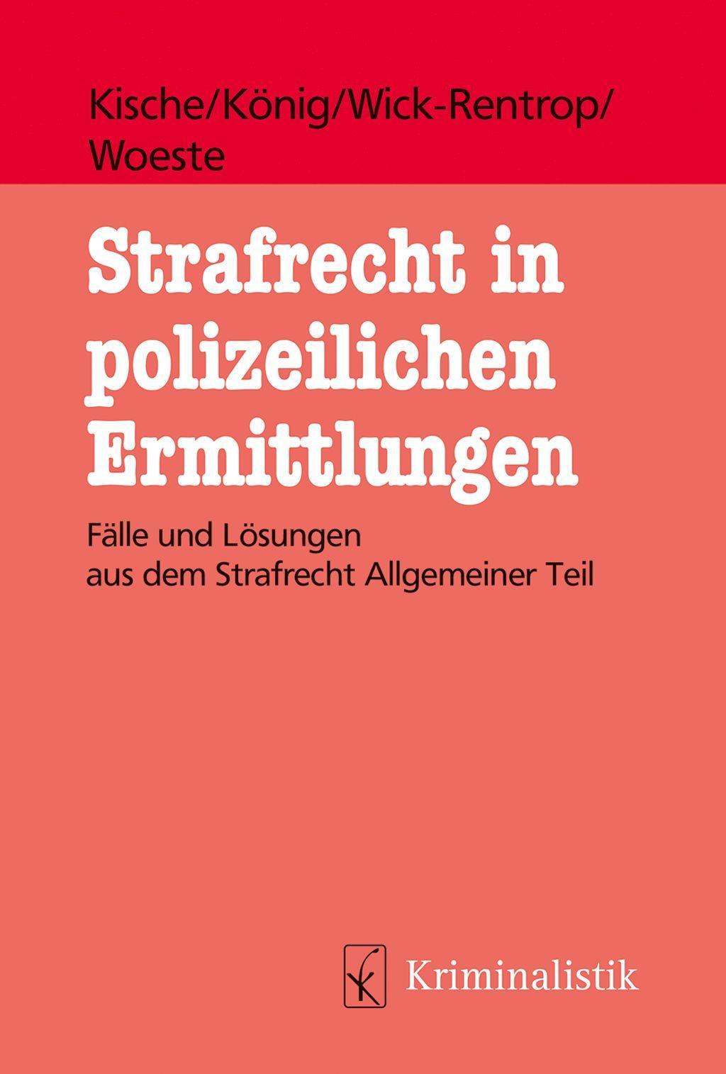 Vorderes Coverbild Strafrecht in polizeilichen Ermittlungen