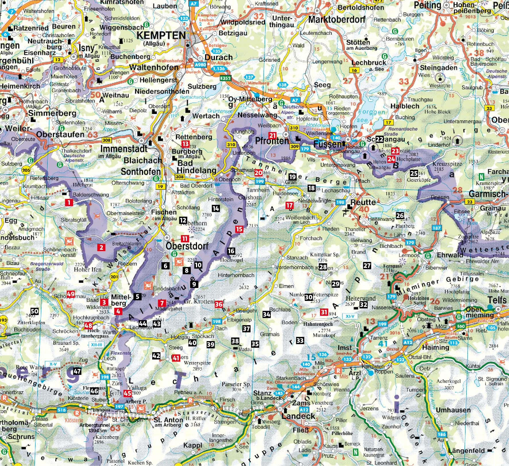 Beispielinhalt (Bild) Wilde Wege Allgäu - Lechtal