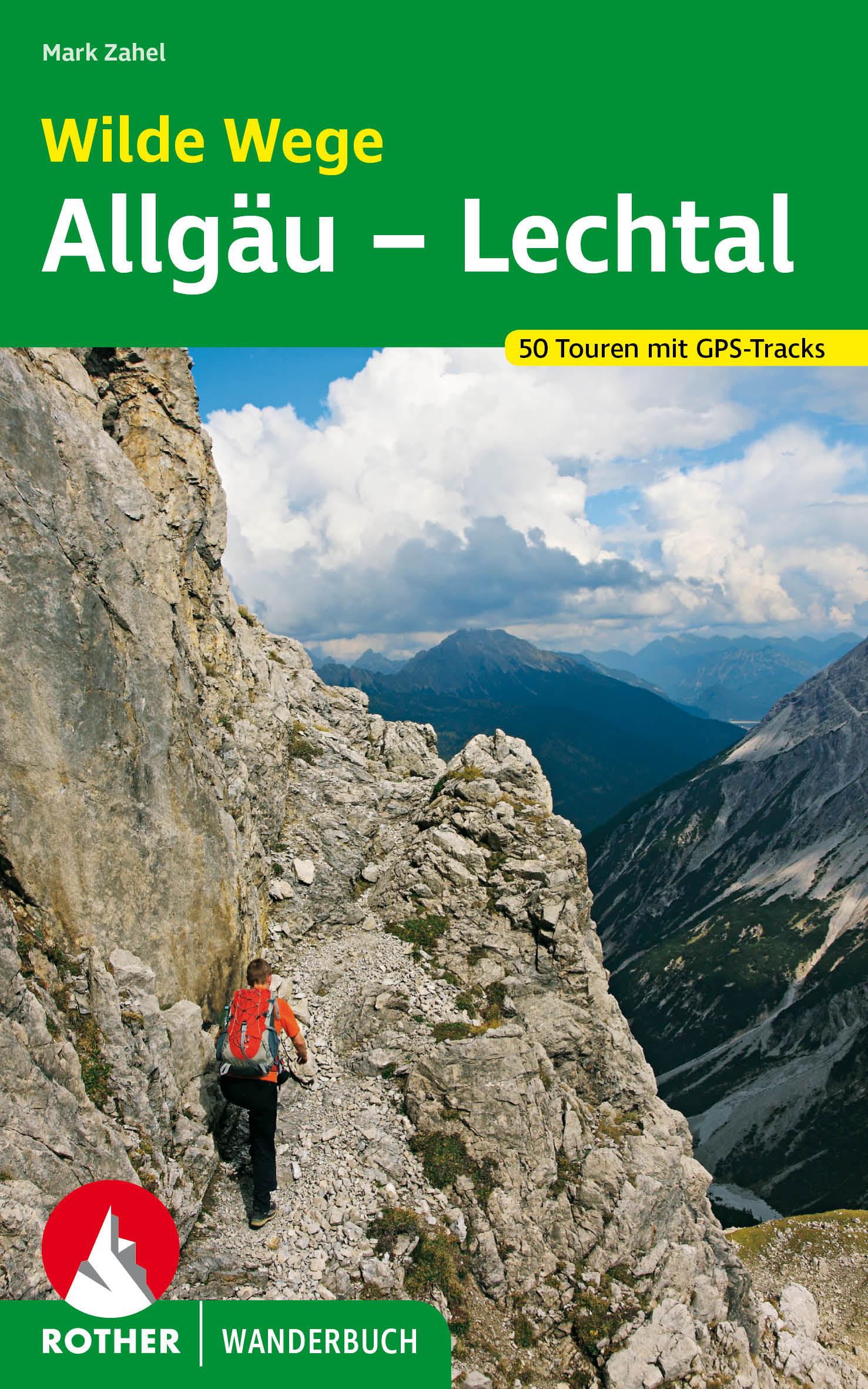 Vorderes Coverbild Wilde Wege Allgäu - Lechtal