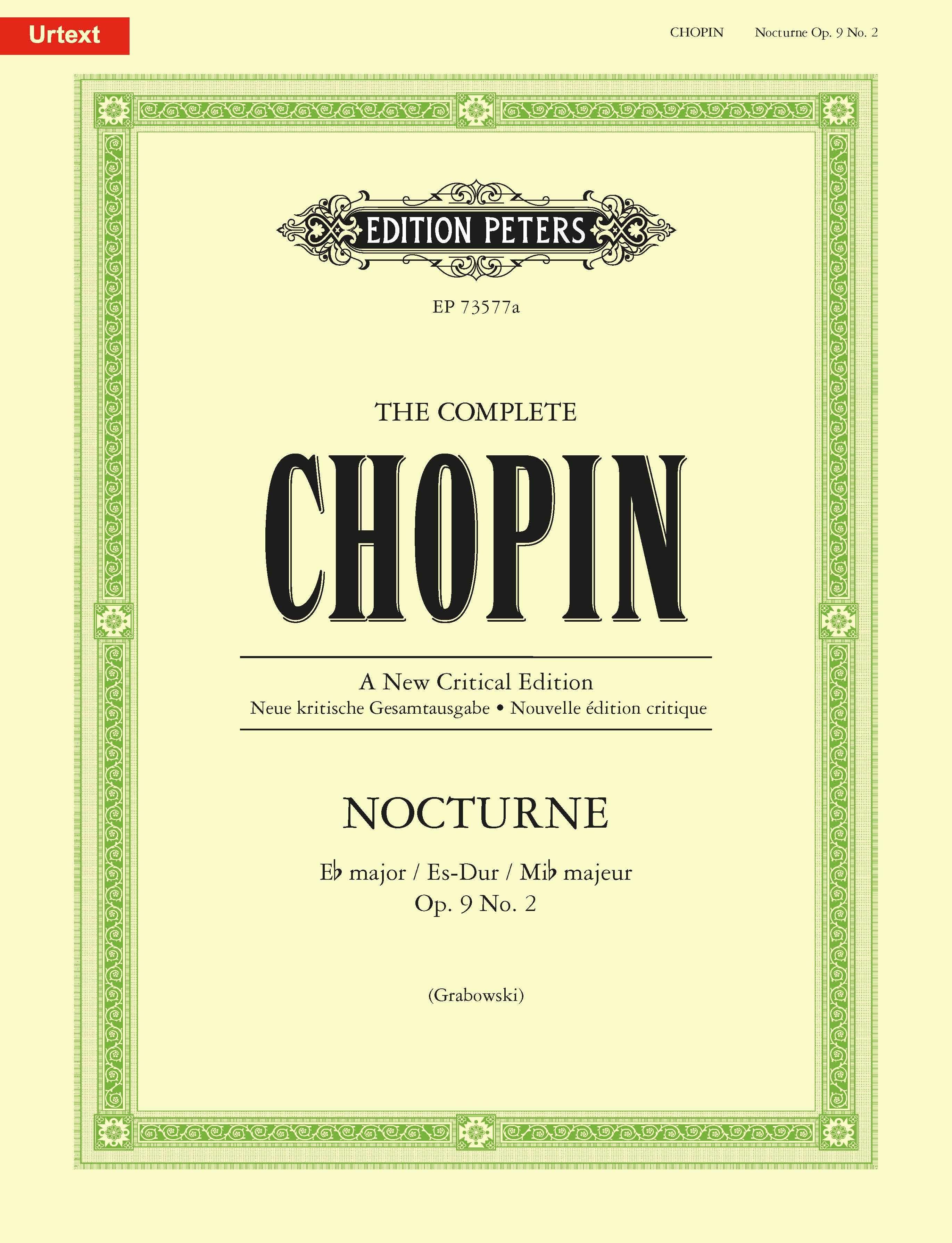 Vorderes Coverbild Nocturne Es-Dur op. 9 Nr. 2 (mit Varianten)