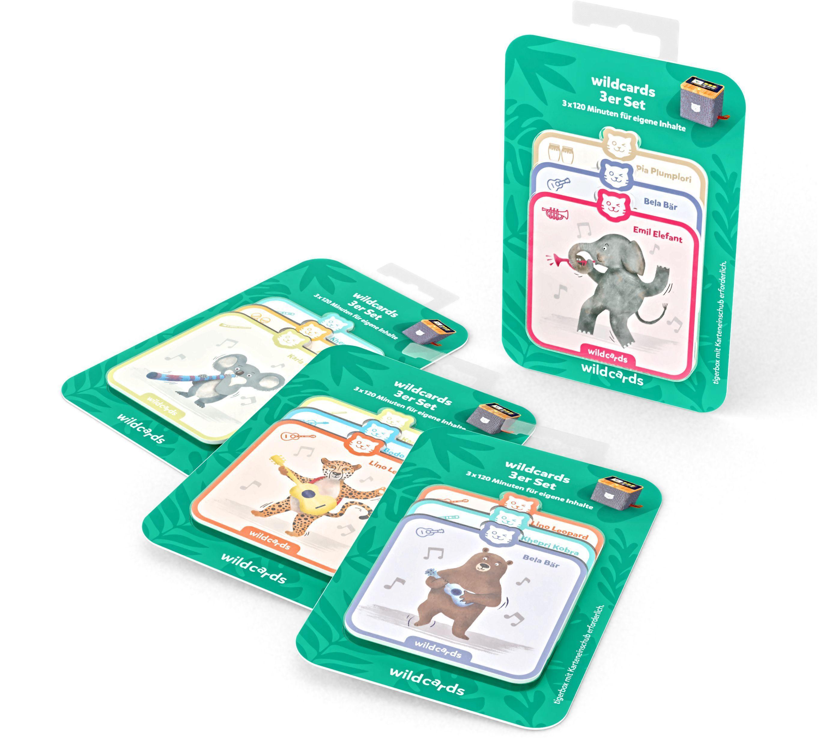 Beispielinhalt (Bild) tigercards wildcard (3 Stück)