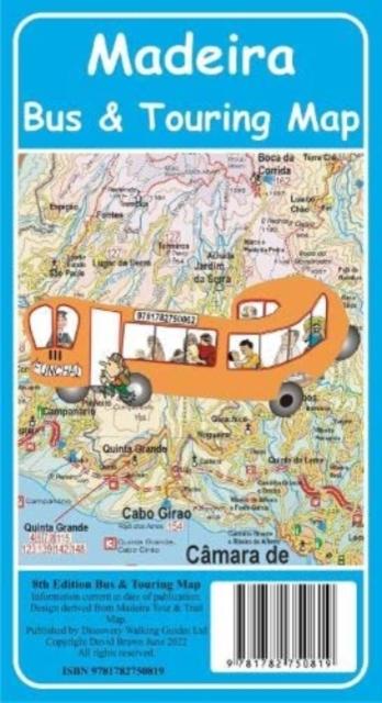 Vorderes Coverbild Madeira Bus and Touring Map