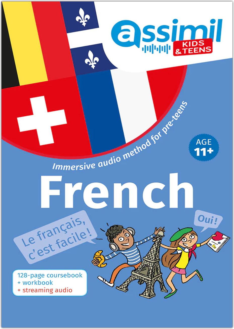 Vorderes Coverbild ASSiMiL French - Kids & Teens / 100 % Français