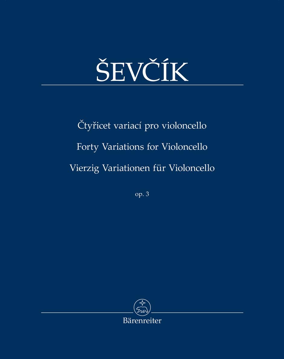 Vorderes Coverbild Vierzig Variationen op. 3 (für Violoncello)