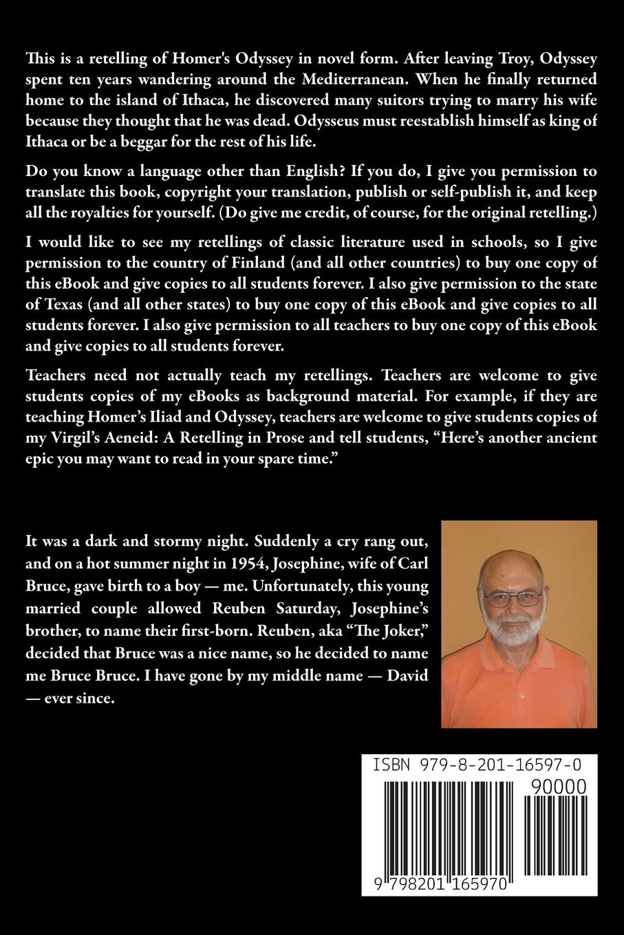 Rückseitencover Homer's  Odyssey