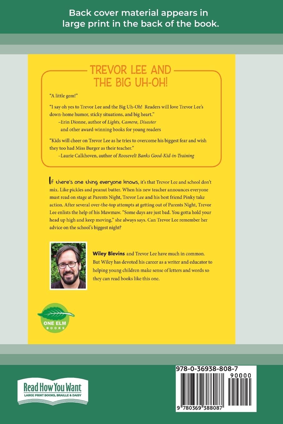 Rückseitencover Trevor Lee and the Big Uh-Oh!
