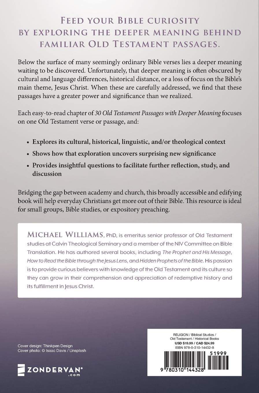 Rückseitencover 30 Old Testament Passages with Deeper Meaning