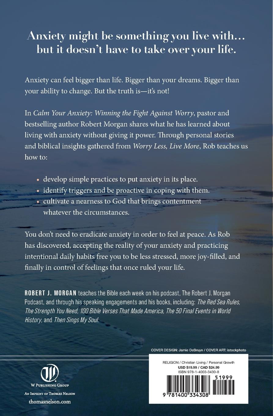 Rückseitencover Calm Your Anxiety