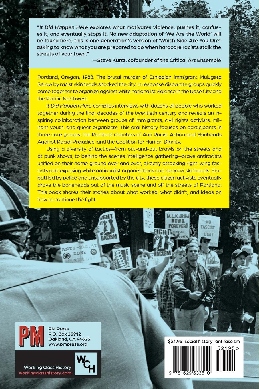 Rückseitencover It Did Happen Here