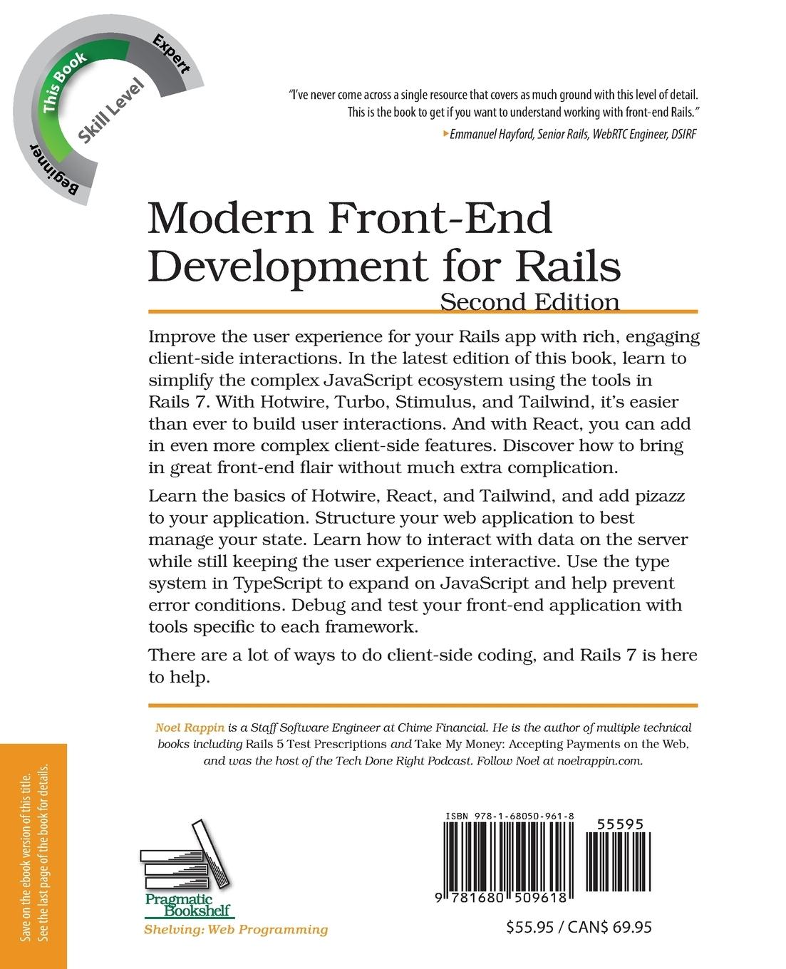 Rückseitencover Modern Front-End Development for Rails